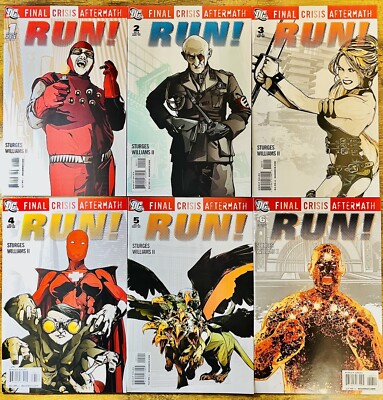 FINAL CRISIS AFTERMATH: RUN 1-6 SET KAKO COVERS GREEN LANTERN DC COMICS 2009