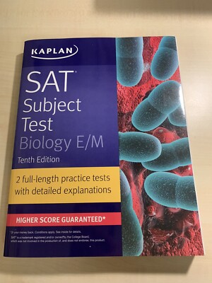 Kaplan SAT Subject Test Biology E/M Tenth Edition