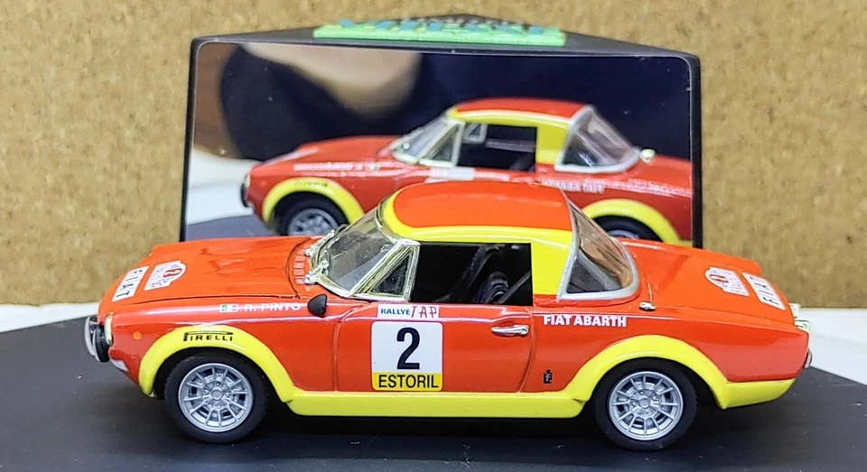 VITESSE 1:43 Fiat 124 Abarth #2 Winner Rally Tap 1974 Pinto/Bernacchini Ref#L168 - Immagine 2 di 4