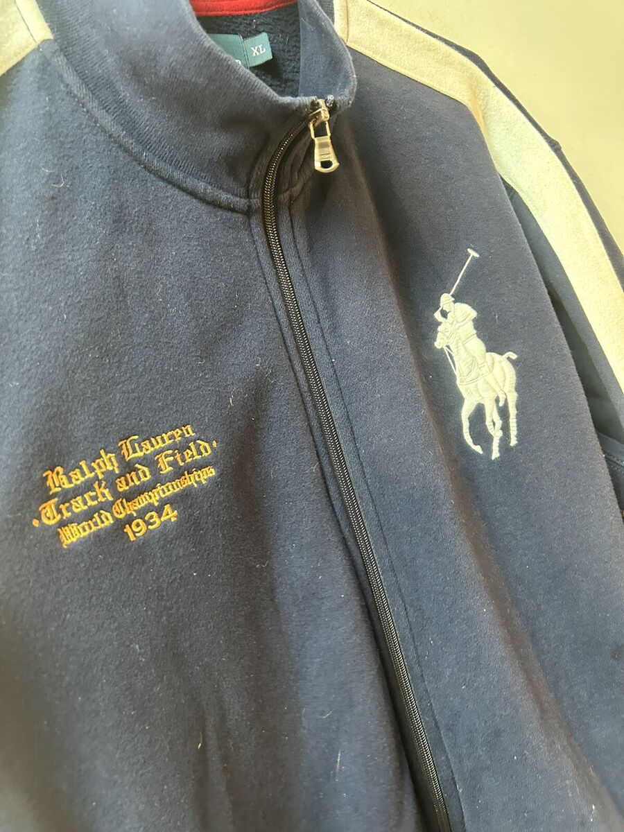 Vintage Polo Ralph Lauren Track And Field Jacket Size XL (s2 Vintage Polo Ralph Lauren Track And Field Jacket Size XL (s2
