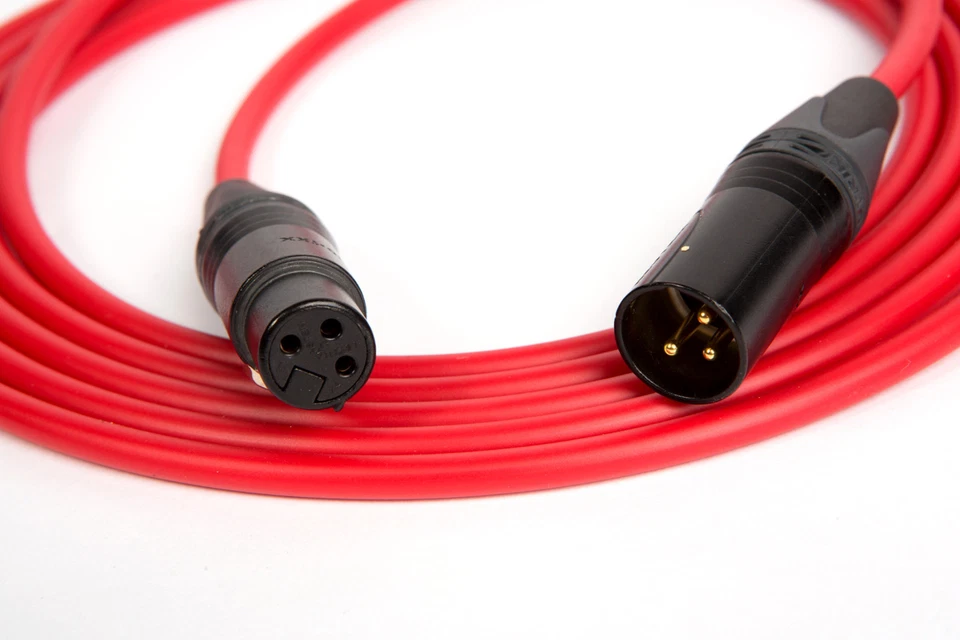 CABLE MICRÓFONO CUÁDRUPLE ROJO CANARE NEUTRCK XLR 50 FT. Foto 3 de 3