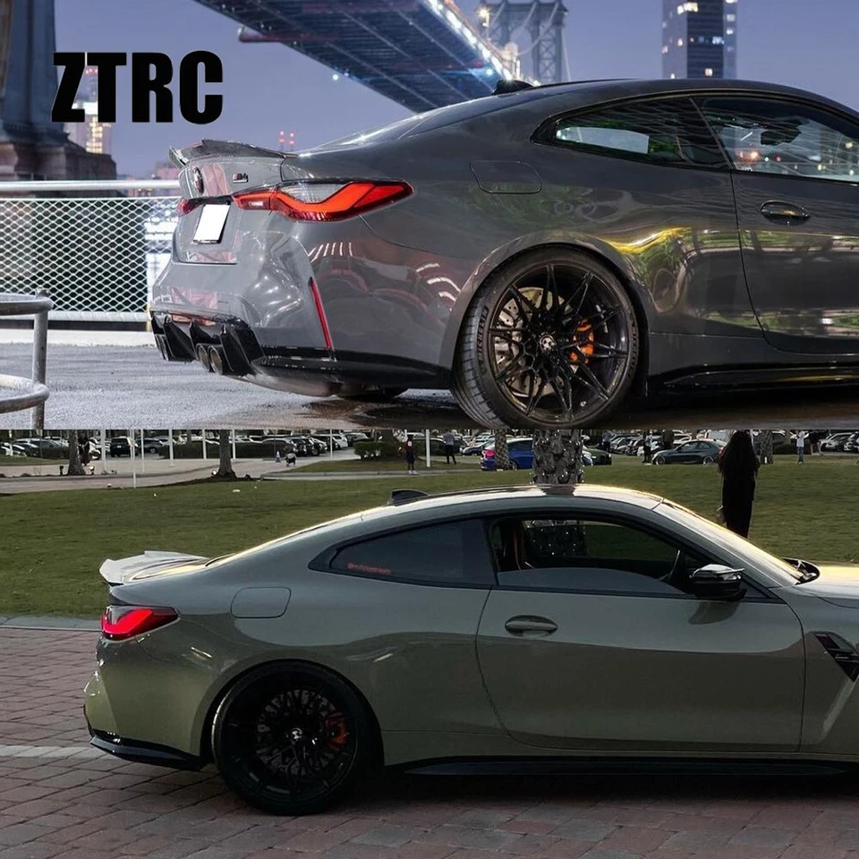 Carbon Fiber Trunk Wing Spoiler For BMW 4 series G22 430i M440i/M4 G82 2019-2024 - Image 2 of 4