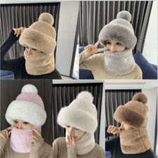 Bonnet Col de Trappeur en Fausse Fourrure Lady Fleece Hiver Ski