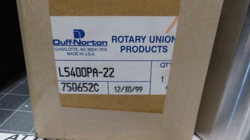 Duff-Norton L5400PA-22 / 750652C Rotary Union 1" NPT mano izquierda serie 5000 - Imagen 2 de 7