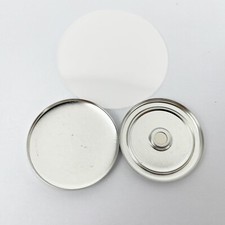 100 Sets/Pack 1-1/4" 32mm Magnetic Button Parts Supplies Round for Pro Maker DIY