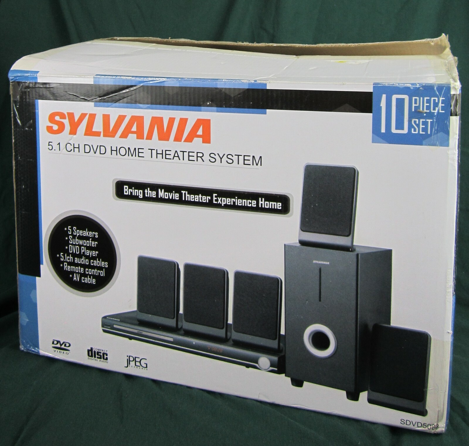 curtis 5.1 ch speaker system setup