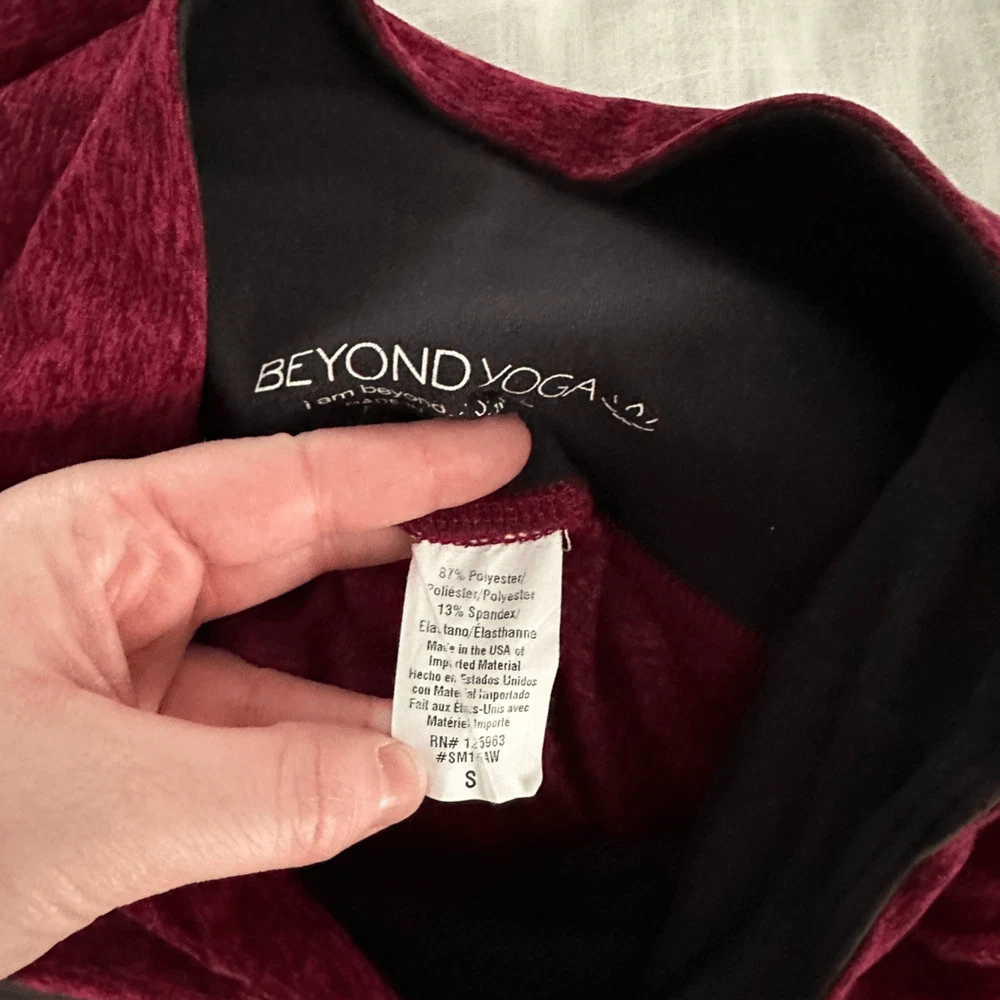 beyond-yoga marled mesh space dye leggings
