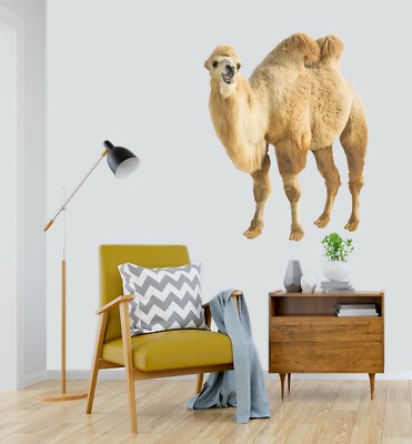 3D Yellow Camel A093 Animal Wallpaper Mural Poster Wall Stickers Decal Zoe