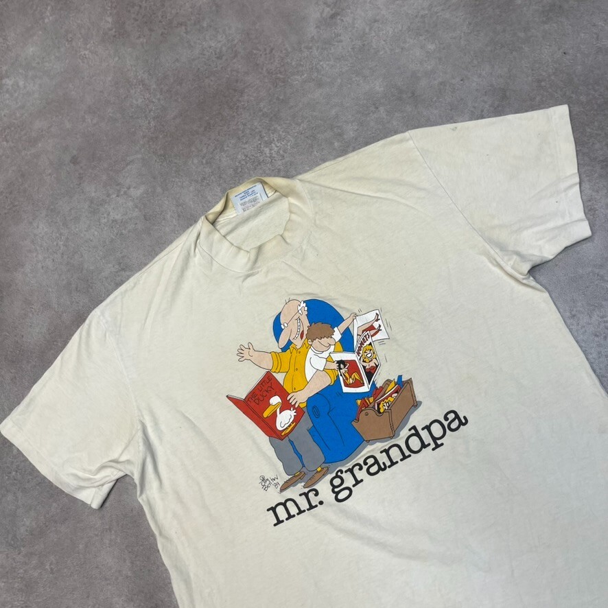Mr Grandpa T-Shirt Mens Dirty Humour Graphic Short Sleeve Tee White XL image 3