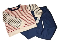 BOYS 5T NEW CARTER’S CHILD OF MINE 2PC PANTS SET EMBROIDERED “LOVE” NWT