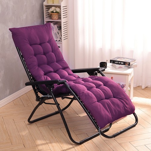 Sun Lounger Recliner Sofa Garden Chair Seat Pad Replacement Cotton Cushion Cover - Picture 23 of 46