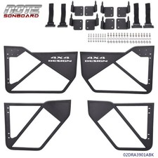 Fit For 2007-2017 Jeep Wrangler Jk 4door Usa Front Rear Side Iron Tube Doors