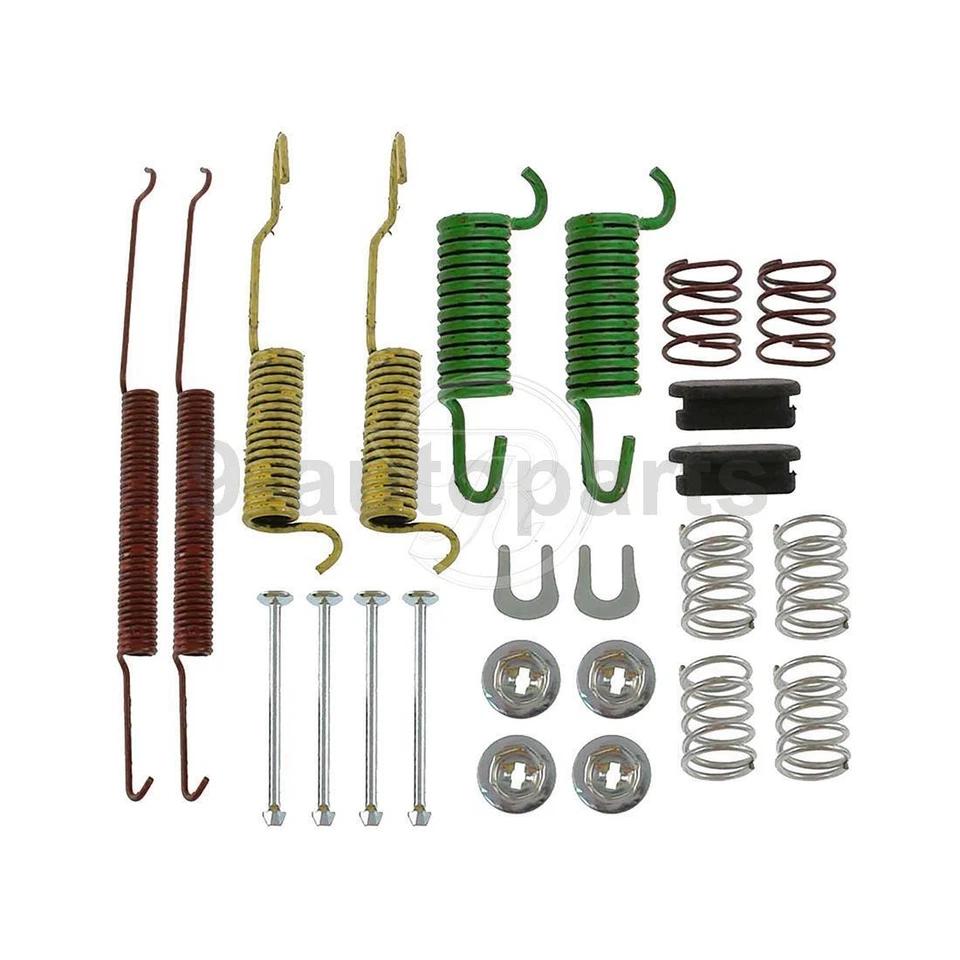 Tambores de freio traseiro 10" e sapatas e kit de ferragens para 1995 1996 1997 Ford Ranger - Imagem 2 de 4