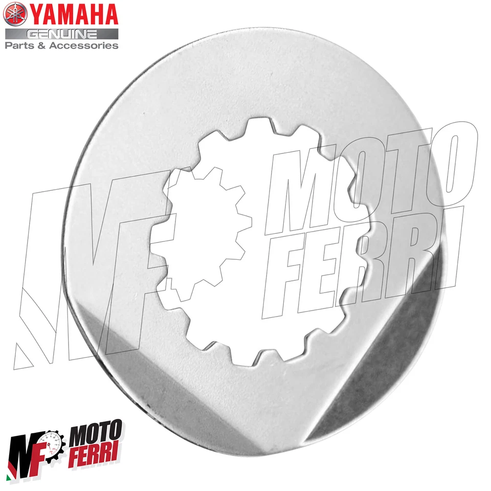 MF5305 Dado + Rondella di Sicureza Pignone Originale Yamaha YZF R6 mod 1999/2002 - Immagine 3 di 4