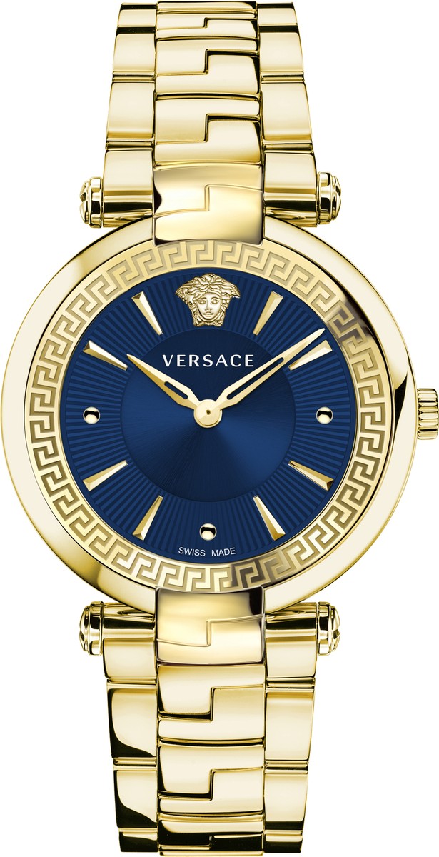 Authentic New in Box Versace Revive Women’s 35MM stainless steel watch Versace VE2L00321 Revive black gold silver Stainless Steel  main image 3
