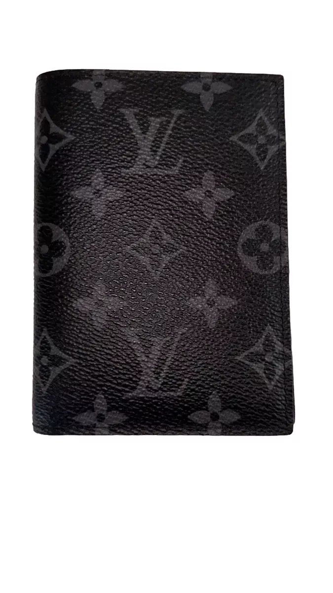 Louis Vuitton Passport Cover Eclipse Monogram Eclipse