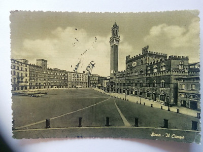 postcard Siena il Campo 1953