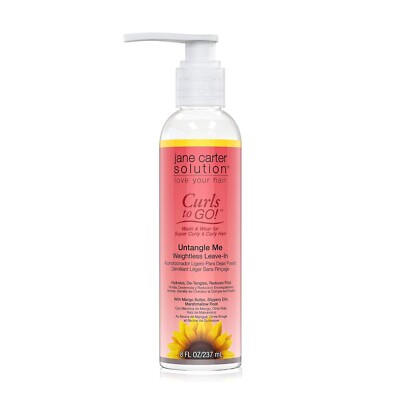 Jane Carter Curls to Go Untangle Me Weightless Leave In 8oz 237ml