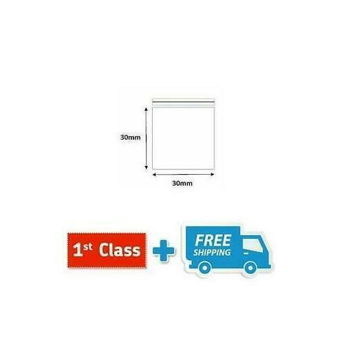 GRIP SEAL BAGS Baggies Self Resealable Clear Polythene Poly Plastic Zip Lock - Picture 6 of 7
