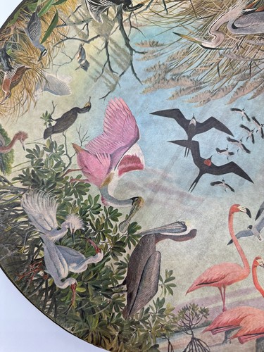 BOX ONLY 1965 Circular SPRINGBOK Round Puzzle WATER BIRDS Arthur Singer 20.25" - Picture 2 of 14