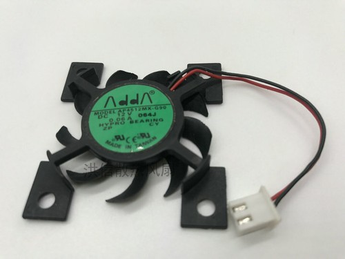 ADDA AP4512MX-G90 DC12V 0.06A 40mm 2pin Mute ultra-thin graphics card fan - Picture 2 of 3