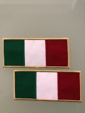 PATCH N.2 BANDIERA ITALIA RICAMATA TERMOADESIVA CM.11X5