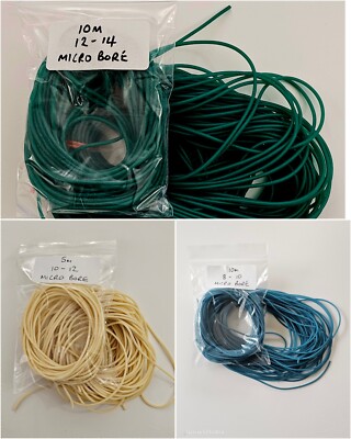 Hochwertige hohle Latexstange elastisch - 3m/5m oder 10m BESTWERT! MICRO BORE