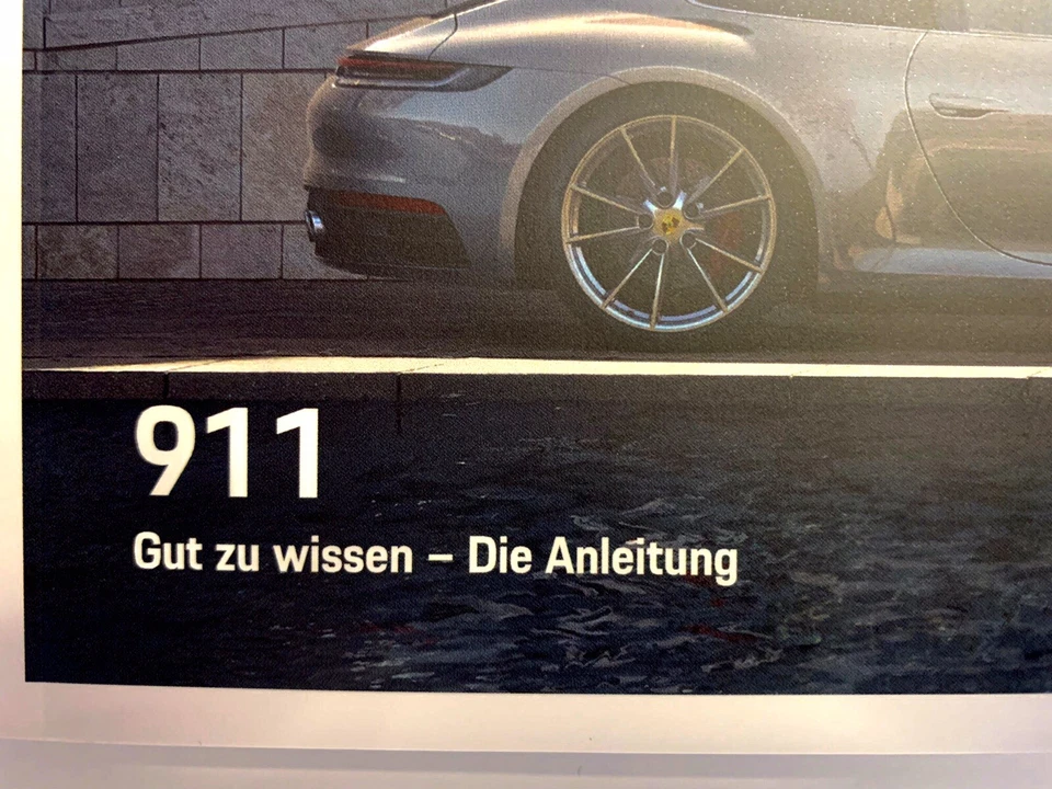 Libretto istruzioni,uso manutenzione porsche 992 gebrauchs- und wartungshandbuch - Immagine 4 di 4