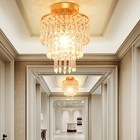 E14 Kristall Kronleuchter Moderne Deckenleuchte Anhänger für Schlafzimmer Flur