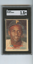 1957 Topps Roberto Clemente Pittsburgh Pirates #76   🚀😳💥 SGC Graded 1.5