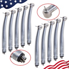 1-10 Dental High Speed Turbine Handpiece Standard Head 4-Hole Fit NSK Pana Max
