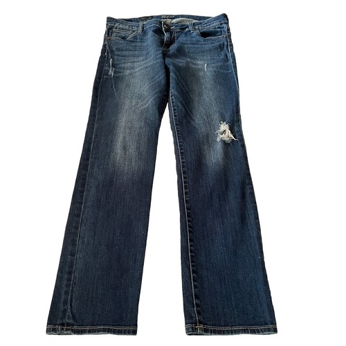 Kut From The Kloth Sz 6 Catherine Boyfriend Destroyed Mid Rise Stretch Jean READ - Picture 2 of 16