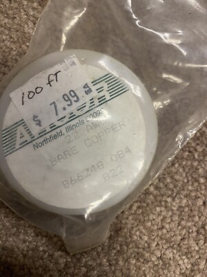 Bare copper wire 22 AWG Arcor B66248 084 B22