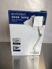 LED Architect Desk Lamp W/USB -swing arm flexible New Open Box-Free Shipping 