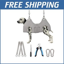 XX-Duży hamak pielęgnacyjny dla psów z grubym wsparciem szyi do przycinania paznokci w domu