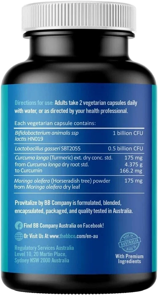 PROVITALIZE Probiotic Menopause Supplement Natural Weight Management 60 Capsules - image 2 of 3