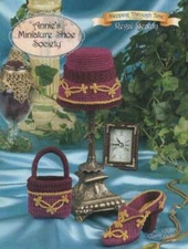OOP!!! CROCHET ANNIE'S MINIATURE SHOE SOCIETY REGAL BEAUTY