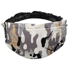 Camouflage headband hairband head hair wrap band yoga elasticated chemo army war