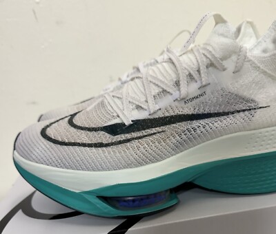 Size 9 - Nike Air Zoom Alphafly NEXT% 2 White Clear Jade for sale