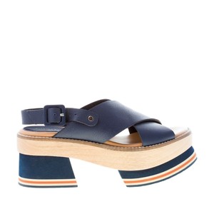 paloma leather platform sandal