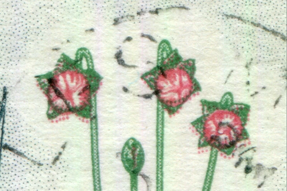 CANADÁ 427ii - Escudo de Terranova "Doble Impresión de Flores" (pb29345) Foto 2 de 2