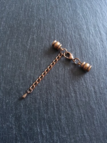 Lauf Endkappen Sets für 2,5 mm Schnur (3 mm Kappen) Antik Kupfer Ton Legierung - Bild 17 von 24
