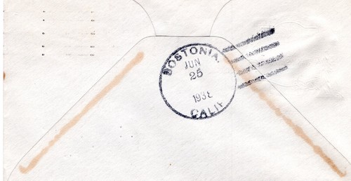 1938 #835 US CONSTITUTION RATIFICATION 150th FDC w/ HOF CACHET TO BOSTONIA CA - Imagen 2 de 2