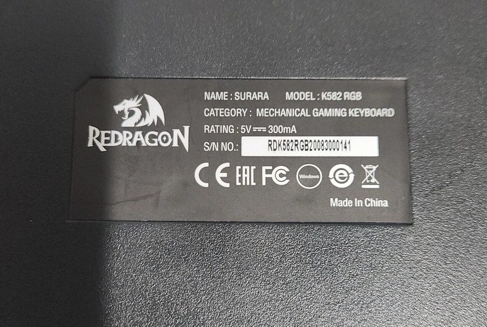 Full Size 104-Key Redragon Custom Keyboard SA Keycaps Tactile Akko CS Switches - Image 3 of 4