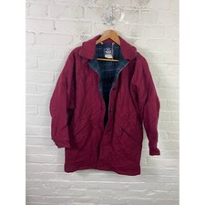 Woolrich Women's Collared Neck Button Front Jacket Long Sleeve Pink Size Medium