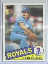 1985 Topps #412 Bud Black Kansas City Royals