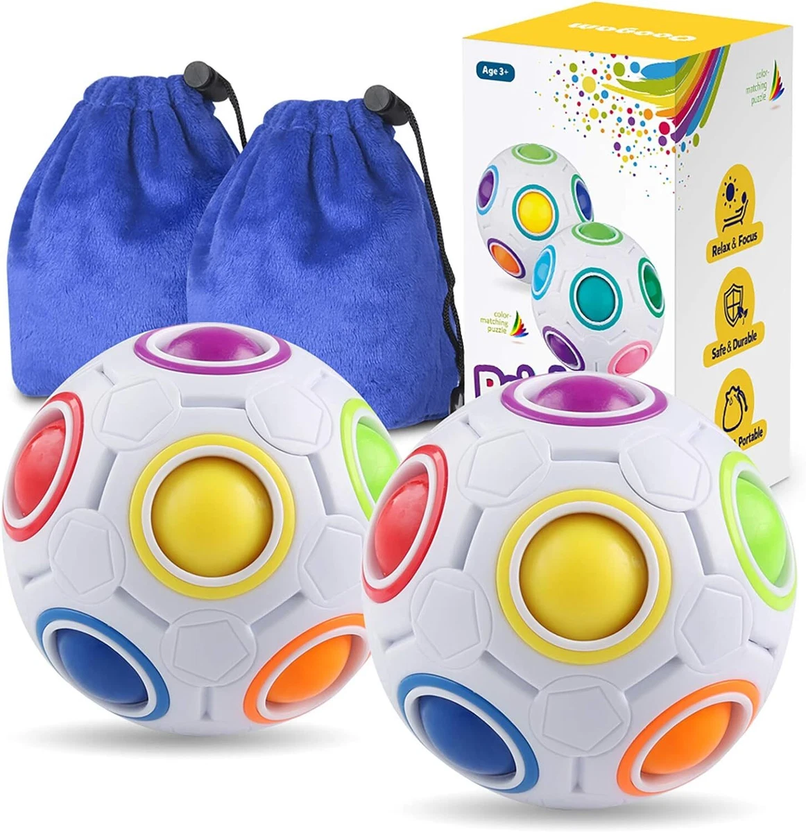 Rainbow puzzle ball new arrivals