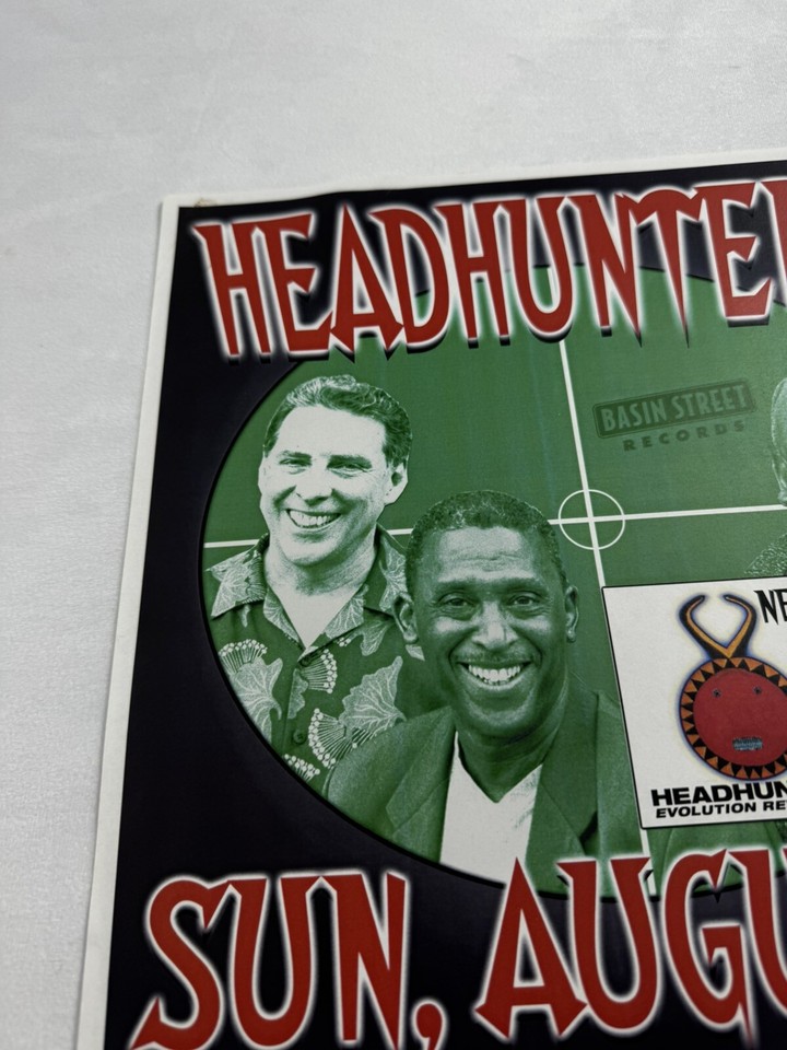 HEADHUNTERS House Of Blues CONCERT POSTER 11x17” 2003 Promo eBay