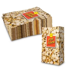 MT Products Popcorn Bags for Party - 1.5 oz Paper Popcorn Holder - Pack of 2000