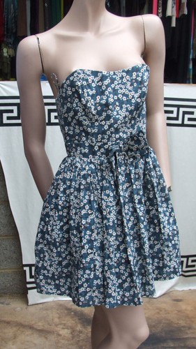 Fabulous Strapless Floral Dress UK 